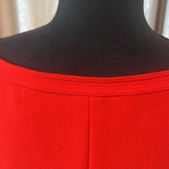 Charles Nolan red wool dress size 8 - Picture 4 of 9